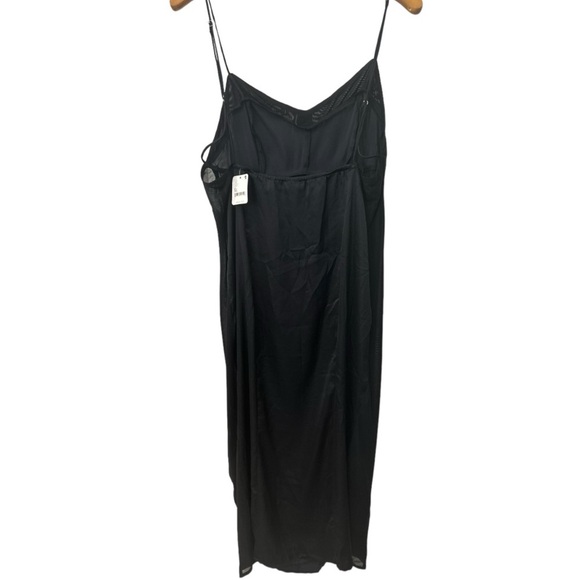 Free People Intimately, City Cool Midi Slip Black - Picture 6 of 8